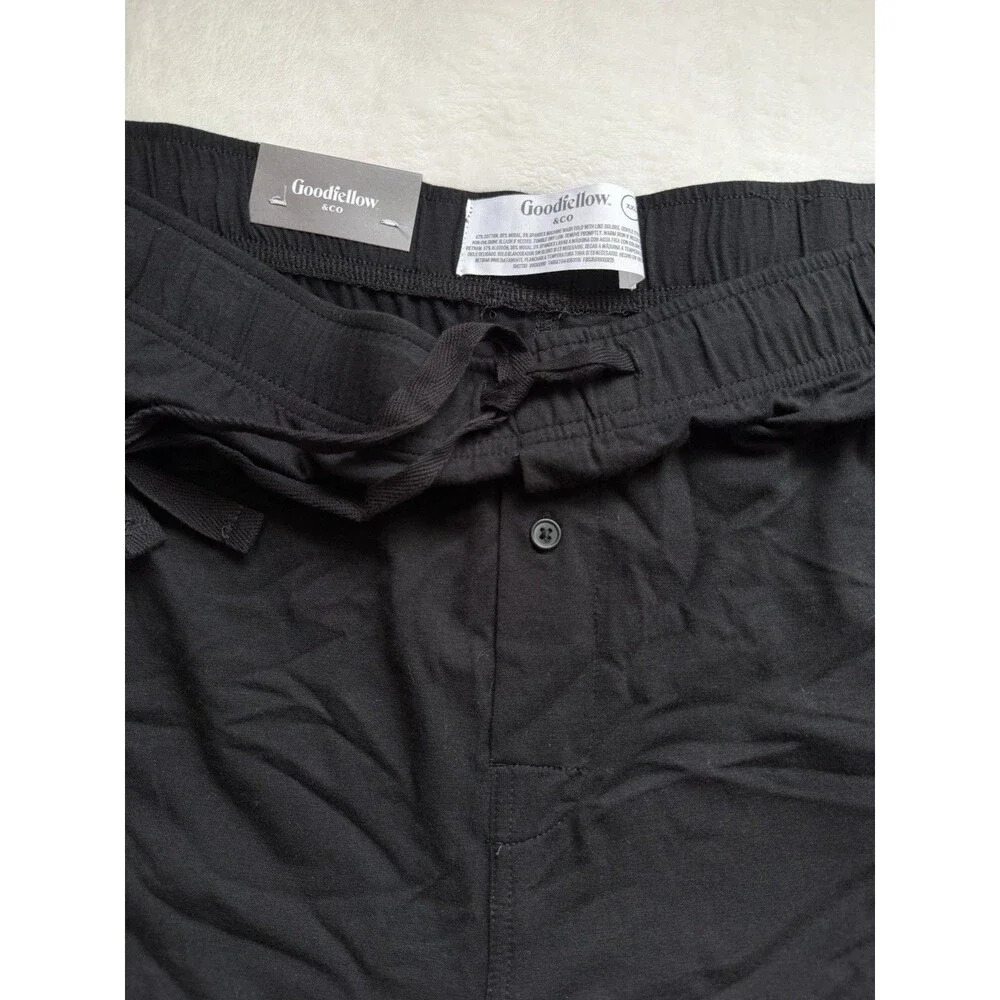 Goodfellow & Co Men's Black Knit Shorts  Elastic Waist XXL